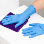 Disposable Nitrile Gloves Manufacturer - ANBOSON Powder Free Nitrile Gloves Box of 100 S M L XL