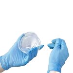 Disposable Nitrile Gloves Manufacturer - Protection Lab Medical Food Cleaning Blue 5mil Powder Free