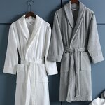 Hotel Bathrobe Factory - Oem Customized Logo Men Women Nightgown Spring Pure