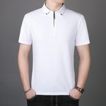 Men's Polo Shirt Manufacturer - Summer Cotton Men's Short Sleeve Comfortable
