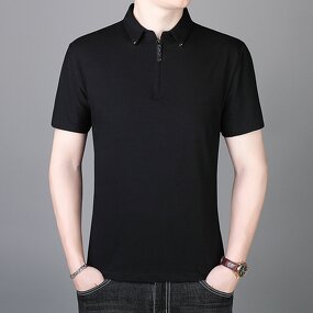 Men's Polo Shirt Manufacturer - Summer Cotton Men's Short Sleeve Comfortable