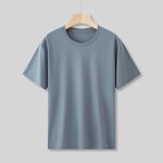 Men's T-shirt Factory - Oem Customized Design Round Neck Cotton Slim Biggest