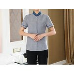 Cleaning Clothes Manufacturer - Oem Customized Design Unisex Half-sleeved Hotel