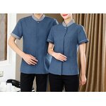 Cleaning Clothes Manufacturer - Oem Customized Design Unisex Half-sleeved Hotel
