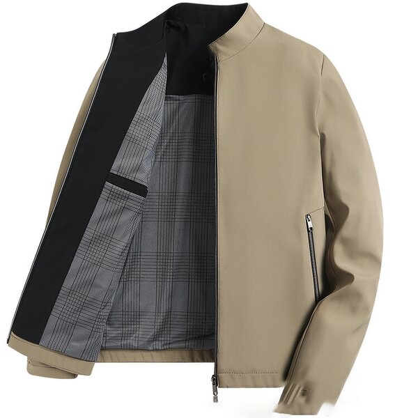 Men's Jacket Manufacturer - Oem Customized Design Middle Aged Men's Business Top