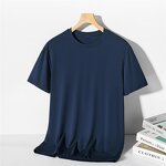 Men's T-shirt Factory - Oem Customized Cool and Silky Men's Ice Silk Short