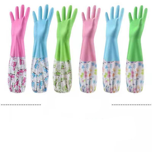 Kitchen Gloves Factory - Oem Customized logo Design Female Dishwashing Waterproof