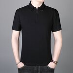 Men's Polo Shirt Manufacturer - Summer Cotton Men's Short Sleeve Comfortable