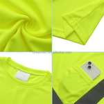 T-shirt Factory - 190Gsm Logo Custom Construction Industry Hi-vis Reflective