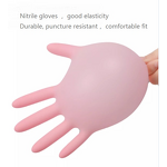 Nitrile Gloves Factory - 3mil pink Tattoo Beauty Salon Manicure Hair Nail Art