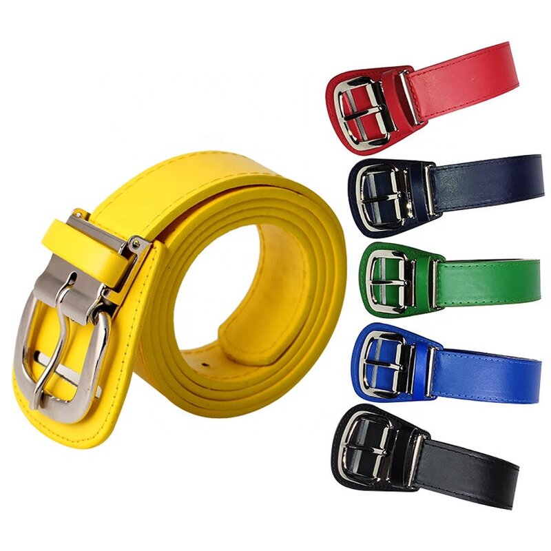 Baseball Belt Manufacturer - Wholesale PU Leather Sports Team Strap Adult Youth