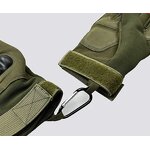 Mountaineering Gloves Manufacturer - Army Green Full Fingers Men's Outdoor Sports