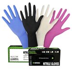 Nitrile Gloves Manufacturer - Wholesale Beauty Salon Custom Box pink Purple Green