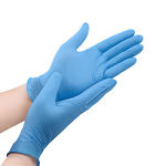 Nitrile Gloves Factory - Blue Powder-free Beauty Salon Food Grade Disposable