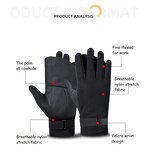 Tactical Gloves Manufacturer - Outdoor Cowhide All-finger Climbing Downhill