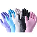 Nitrile Gloves Factory - Tattoo Shop Car Mechanic Garden OEM logo Custom Hotel