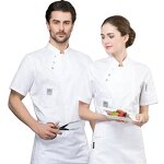 Chef Coat Manufacturer - Oem Logo Custom Men's Women's Unisex Kitchen Catering