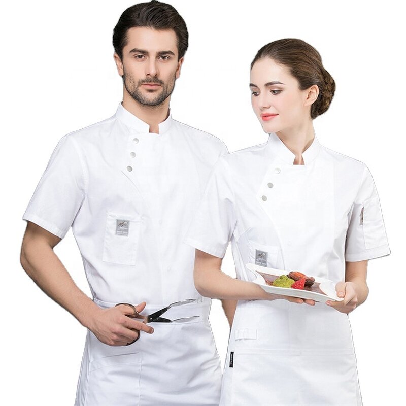 Chef Coat Manufacturer - Oem Logo Custom Men's Women's Unisex Kitchen Catering