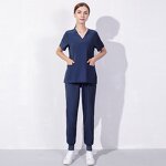 Nurse Uniform Manufacturer - Summer Quick Dry Custom logo Pure Color Doctor