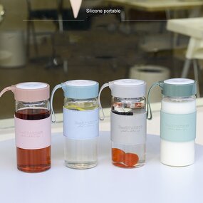 Glass Bottle Factory - Coffee Portable Heat-resistant Drinking Water Bottle With