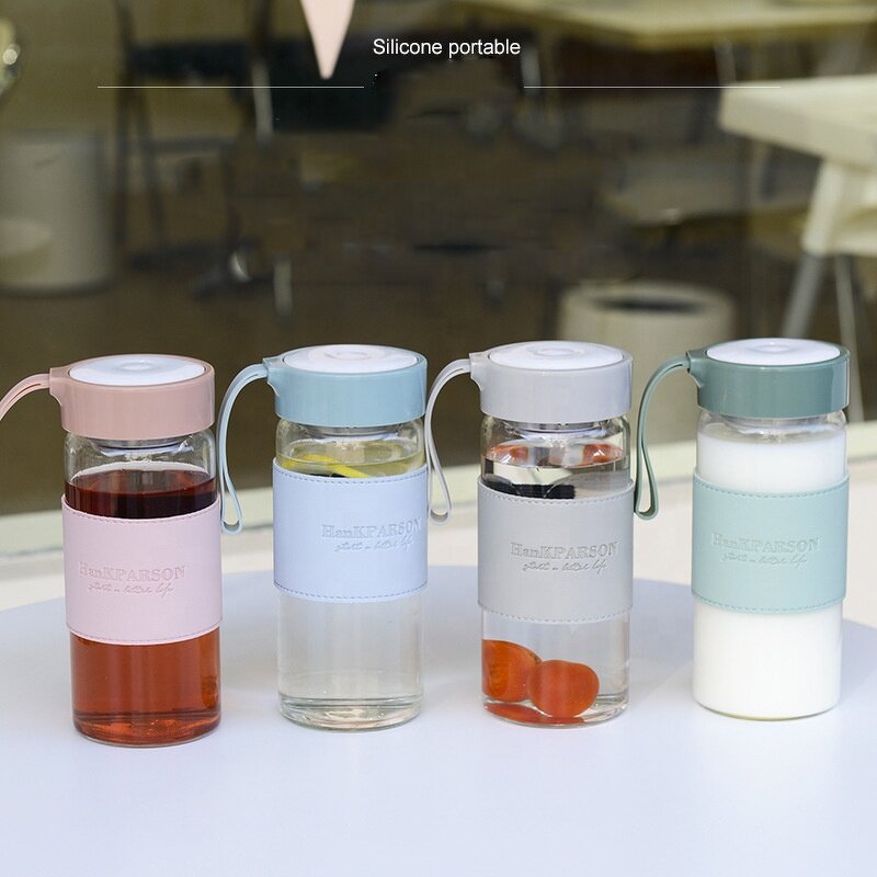 Glass Bottle Factory - Coffee Portable Heat-resistant Drinking Water Bottle With