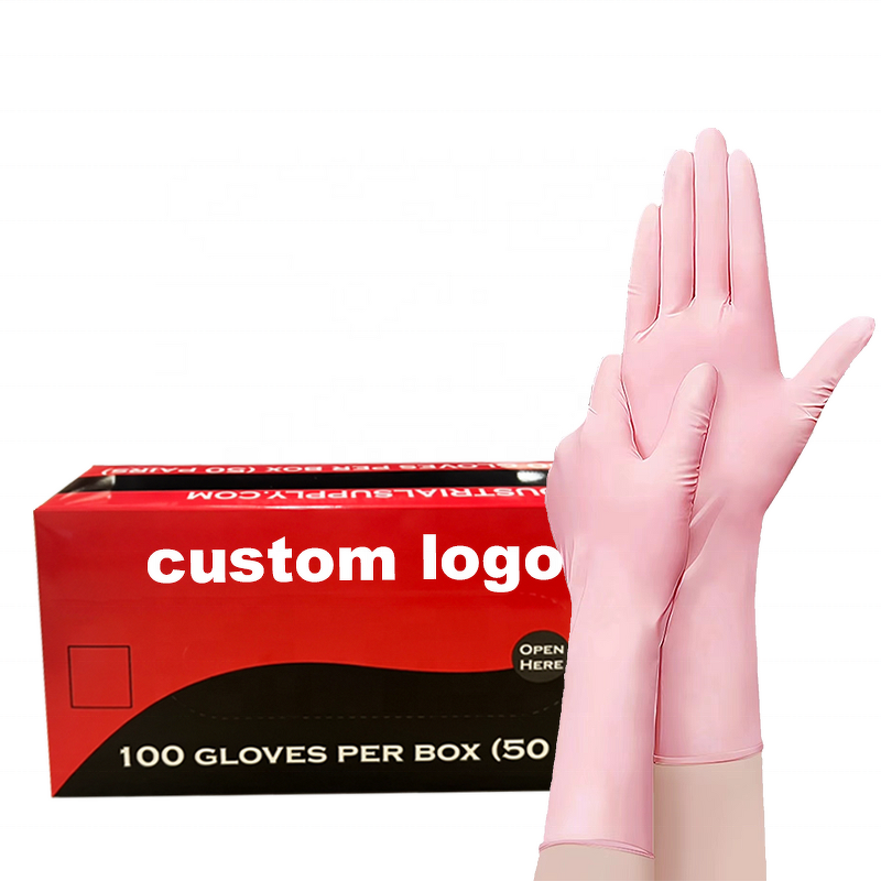 Nitrile Gloves Factory - 12inch pink Durable Household Kitchen Beauty Salon Spa