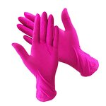 Nitrile Gloves Manufacturer - 100% Pure Hot pink Tattoo Nail Art Food Service