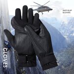 Tactical Gloves Manufacturer - Outdoor Cowhide All-finger Climbing Downhill