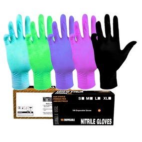 Nitrile Gloves Factory - Beauty Salon Nail Art Clean Food Service Tattoo