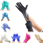 Nitrile Gloves Manufacturer - Green Powder-free Beauty Salon Food Grade