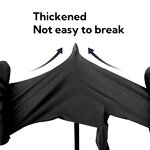 Nitrile Gloves Factory - 8 Mil Heavy-Durable Diamond Textured Orange Black