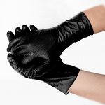 Nitrile Gloves Factory - Single Side 12mil Automobile Industrial Black Nitrile