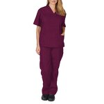 Scrubs Factory - Men Women Summer Oem logo Custom Short Sleeve Elastic Doctor
