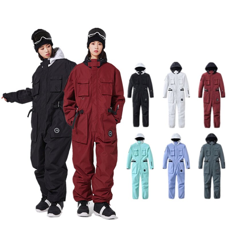Ski Jumpsuit Manufacturer - High Quality Unisex Loose Winter Outdoor Windproof