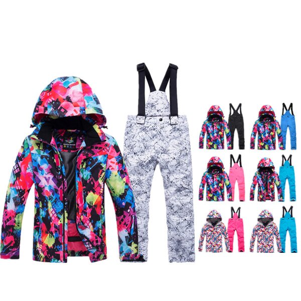 Kids Ski Suits Factory - Outdoor Thick Warm Winter Cold Child Boys Girls Windproof