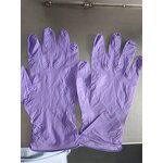 Nitrile Gloves Factory - Box of 100 Purple Logo Custom Barber Tattoo Beauty