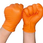 Nitrile Glove Factory - Factory Diamond Texture Mechanic Car Repair Machine