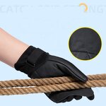 Tactical Gloves Manufacturer - Outdoor Cowhide All-finger Climbing Downhill
