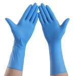 Nitrile Gloves Factory - 12 Inch Pure Powder Free Black Blue Cleaning Hand