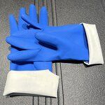 Rubber Gloves Manufacturer - Reusable Waterproof Household Long Sleeves Kitchen