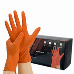 Nitrile Gloves Factory - 10 Mil Diamond Texture Durable Mechanic Custom Logo