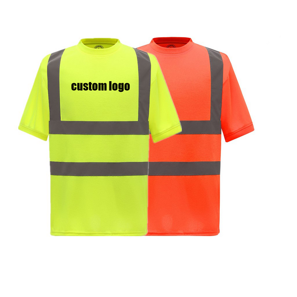 T-shirt Factory - 190Gsm Logo Custom Construction Industry Hi-vis Reflective