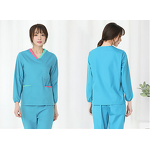 Medical Uniform Factory - Summer Hospital Purple Printed Beauty Dental Oral Split