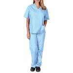 Scrubs Factory - Men Women Summer Oem logo Custom Short Sleeve Elastic Doctor