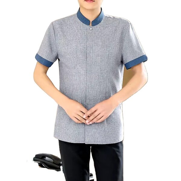 Cleaning Clothes Manufacturer - Oem Customized Design Unisex Half-sleeved Hotel