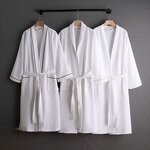Waffle Bathrobe Manufacturer - Oem Customized Logo Pure Cotton Waffle Hotel Towel