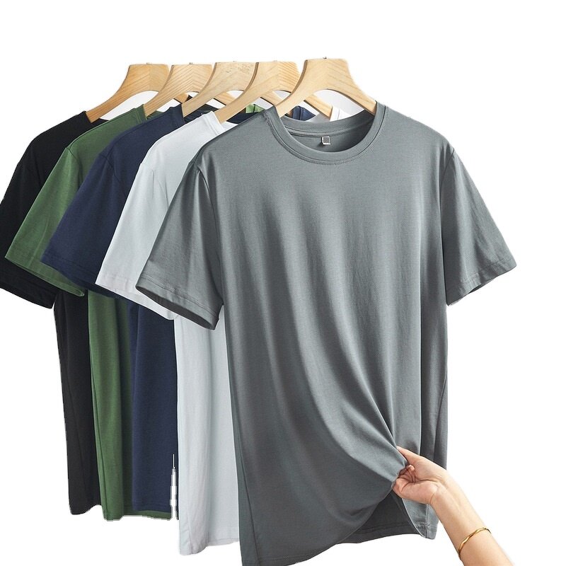 Men's T-shirt Factory - Oem Customized Cool and Silky Men's Ice Silk Short