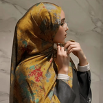 Water Print Shawl Manufacturer - Premium Ombre Marble Animal Patterned Hijabs for Muslim Ethnic