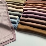 Crepe Chiffon Hijab Manufacturer - Women's Smooth Square Style Traditional Scarf for Muslims