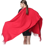 Cashmere Scarf Manufacturer - High Quality Women's Soft Long Tassel New Color Twill Warm